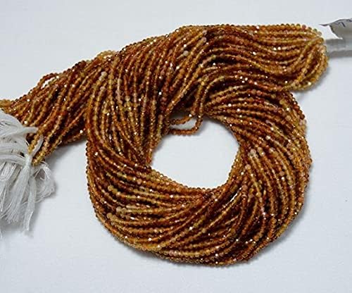 10 Strands, Petrol Tourmaline Rondelle Beads, Tourmaline Gem Stone, 2mm Beads, Faceted Rondelle, Gemstone Beads, 13 Inch