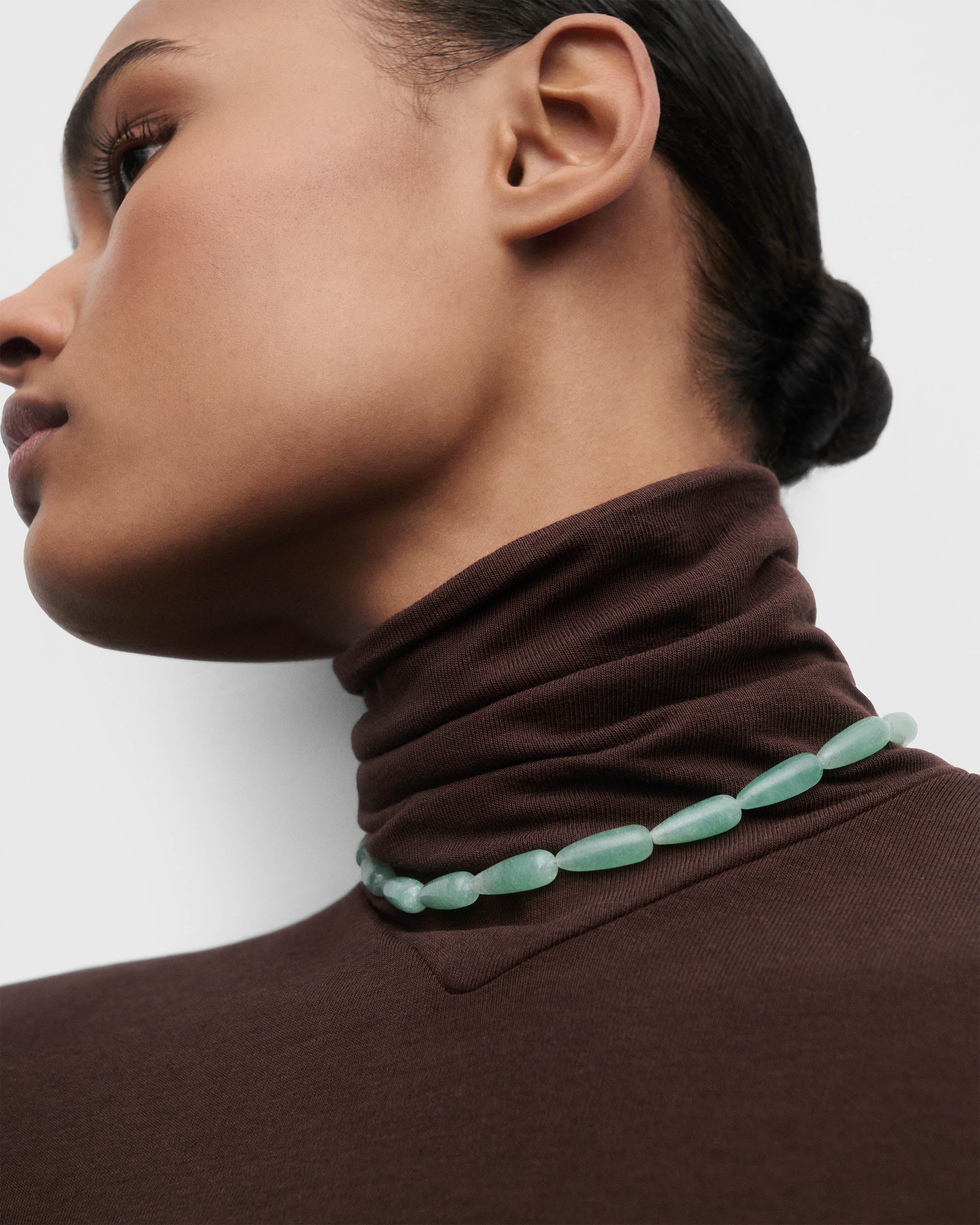 Green aventurine Drop necklace