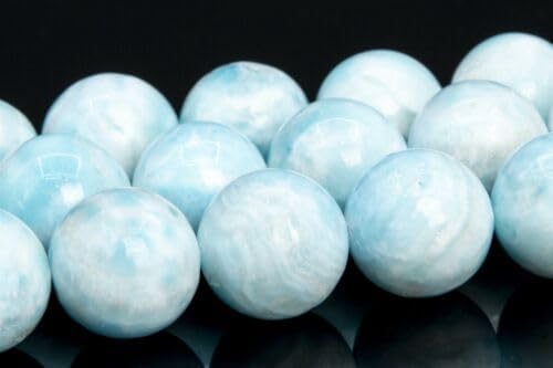 Full Strand 12MM Genuine Natural Aqua Blue Hemimorphite Beads Grade AAA Round Loose Beads Fast Free Supply