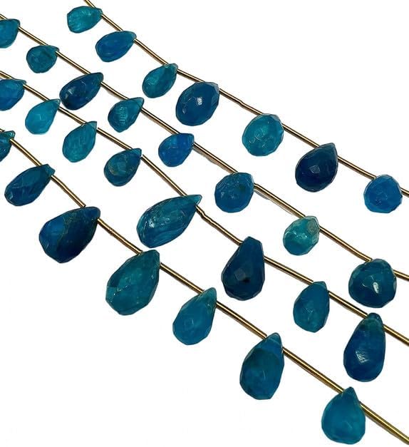 6 inches 1 Natural Apatite Beads Size 5x9-8x13mm Shape Drop Cut Faceted Making, Beading & Craft Supplies lot of 10 Strands CHIK-STRD-93783