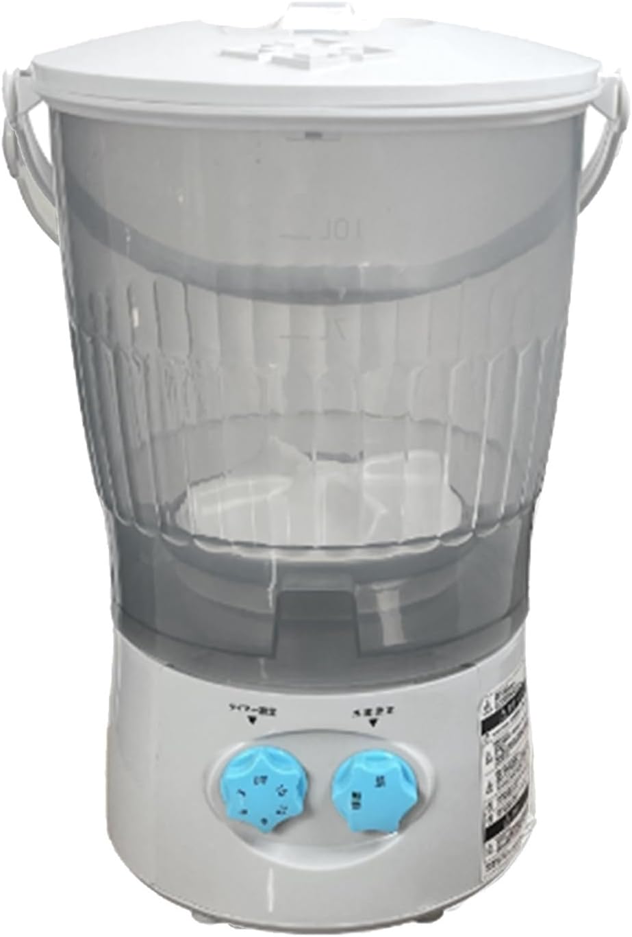 Portable Mini Washing Machine, Small Laundry Washer Semi-Automatic with Rotary Timer Controller, Storable, Split Drums for Home, Dorm, Apartment, RV, Travel, Outdoor(Gray)