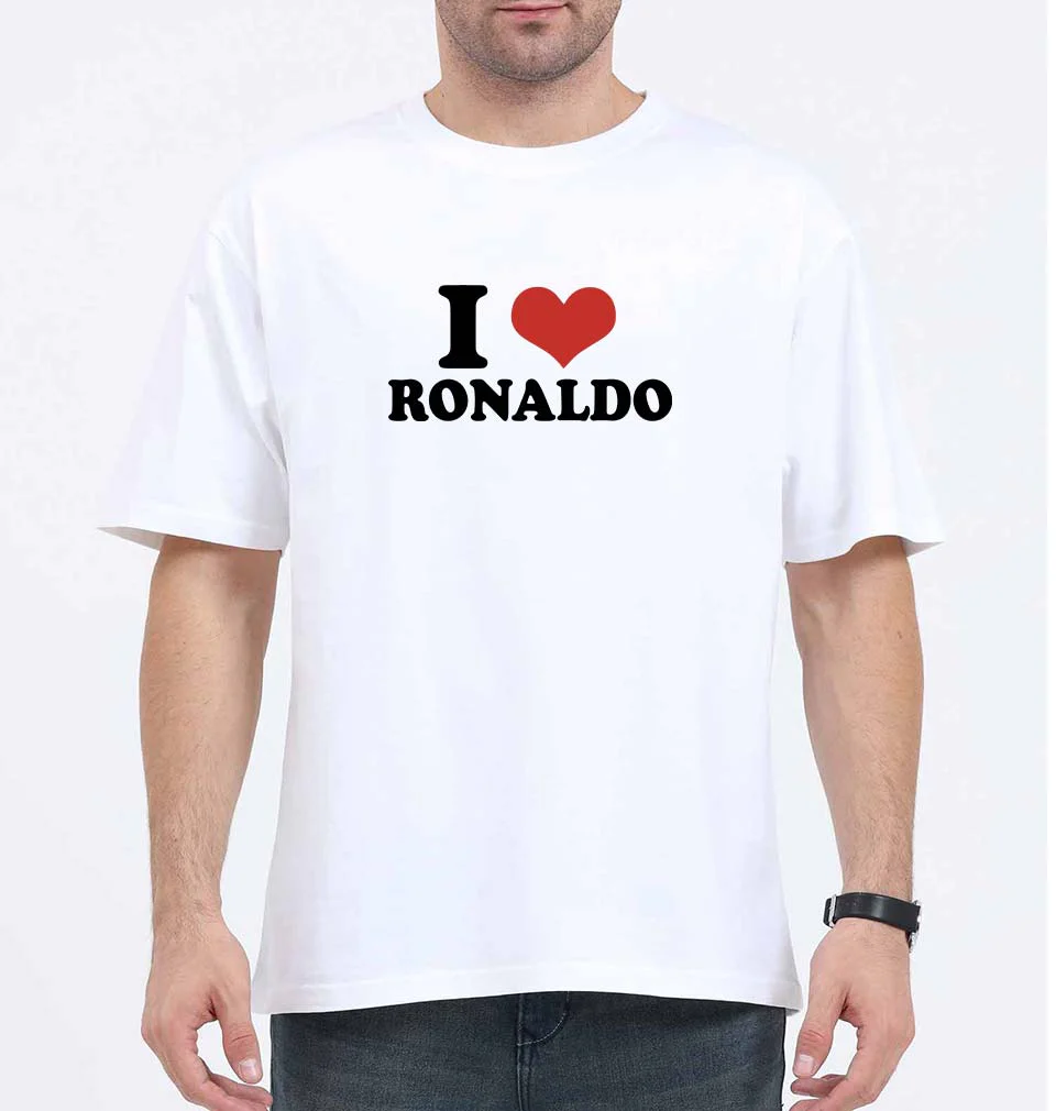 I LOVE RONALDO Oversized T-Shirt for Men