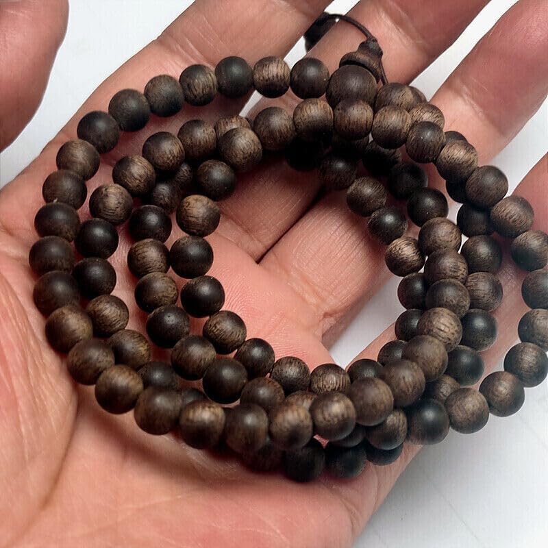 Agarwood Vietnam Sinking Qinan Kynam Kyara Kinam Agarwood 6mm 108 Prayer Beads Juzu