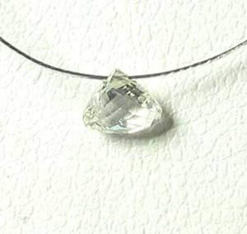 0.19cts Natural White Diamond Tabiz Briolette Bead 10617A for Jewelry Making