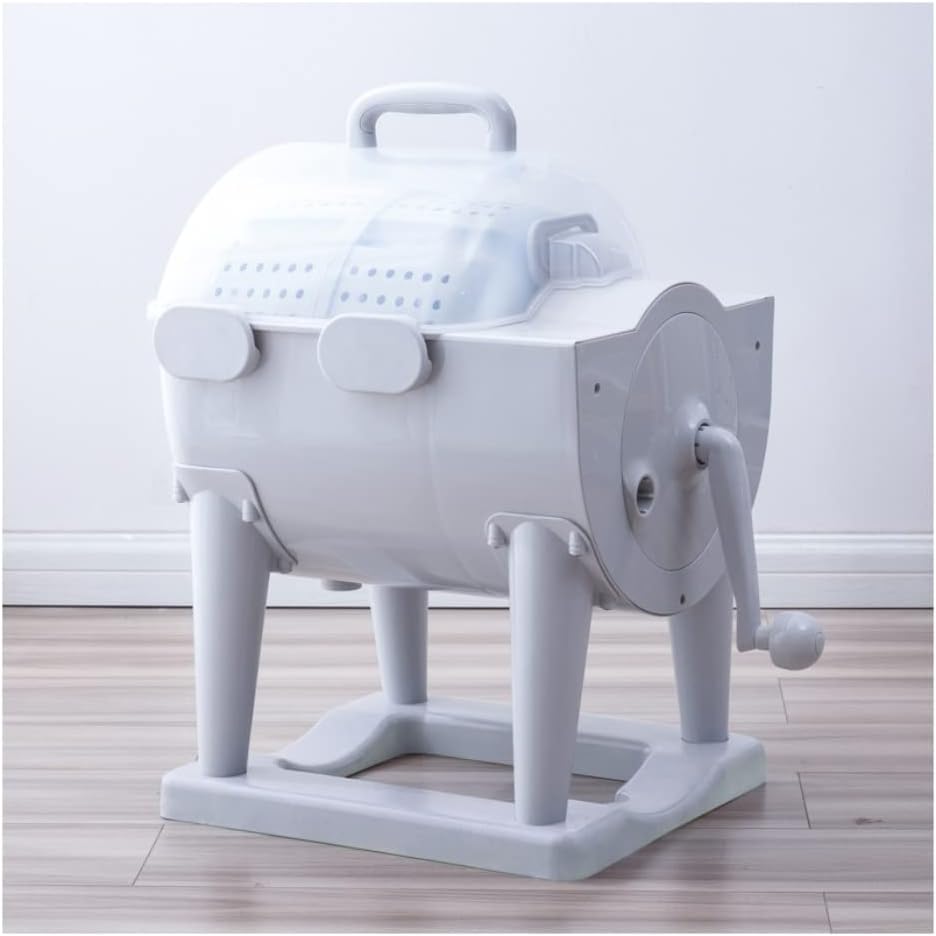 Manual washing machine outdoor hand-cranked dehydrator multi-purpose washing equipment (Drum laundry + dehydrator)