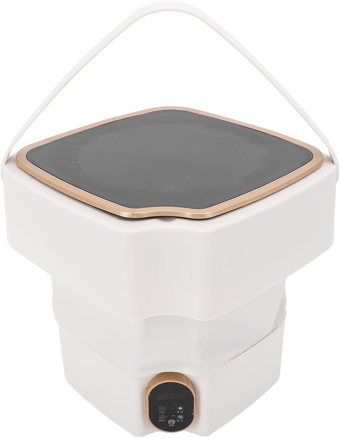 Large Capacity Portable Washing Machine, Foldable Washer with Drain Hose for Apartment Dormitory Hotel, Automatic Laundry Washer with 18L Capacity for Travel, Imitation Hand Wash