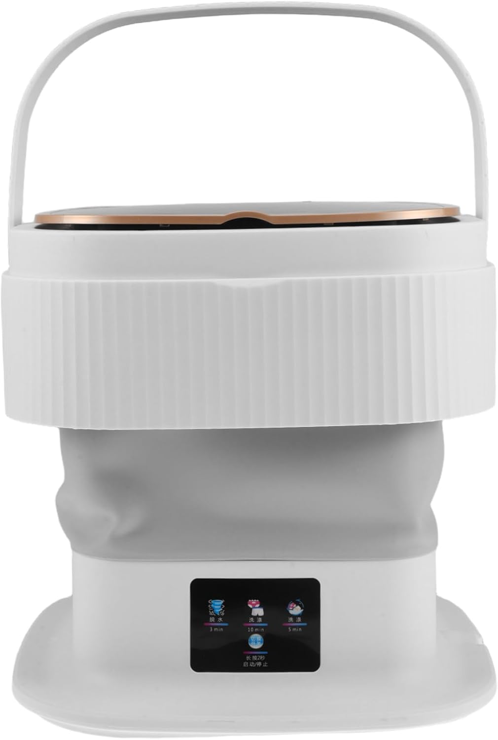 TEHAUX Portable Mini Washing Machine Automatic Modes Compact Folding Washer for Clothes Underclothes Socks for Apartments and Hotels