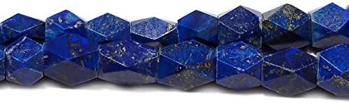 Faceted Lapis Lazuli Beads, Rose Cut BaHIGHel Beads, Lapis Beads, 7mm to 10mm Beads, 9 Inch Code-HIGH-50429
