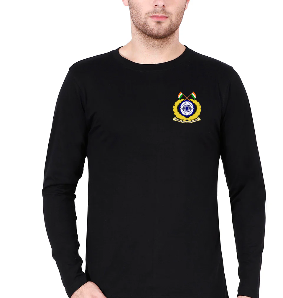 CRPF Full Sleeves T-Shirt for Men
