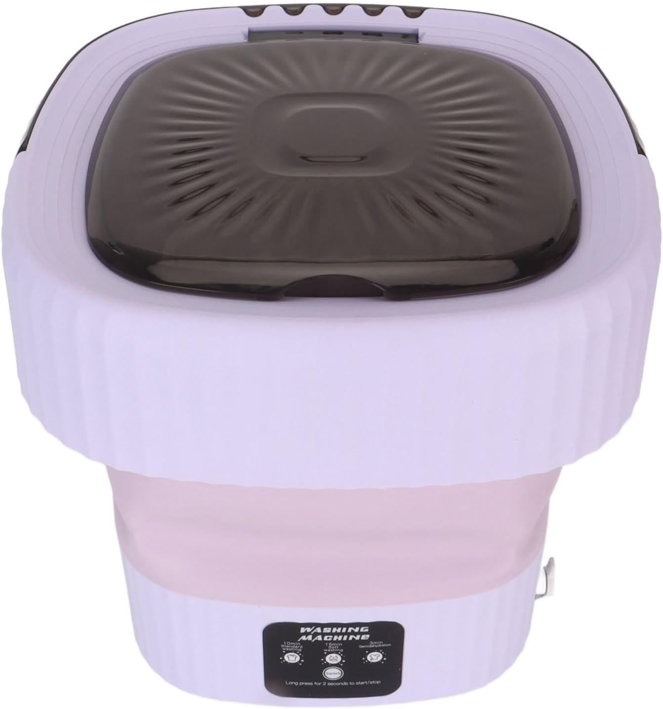 Foldable 10L Washing Machine for Small Clothes Underwear Socks and Mini Clothing with Fully Automatic Folding New for Clothing Underwear Machine Ideal for Newborn Pail