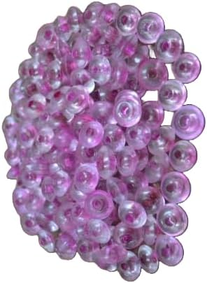 250+ PCS Pink Round LAMPWORK Glass Glass Beading Beads 12-15MM #30F Fast Free Supply