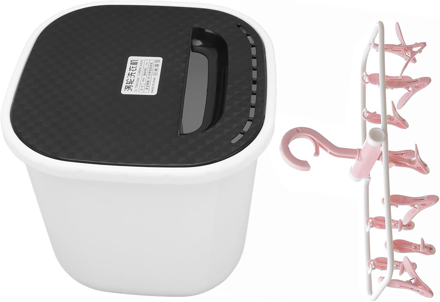 Portable Mini Washer Small and Lightweight Laundry USB Powered Mini Compact Travel Washing Machine (Pink)