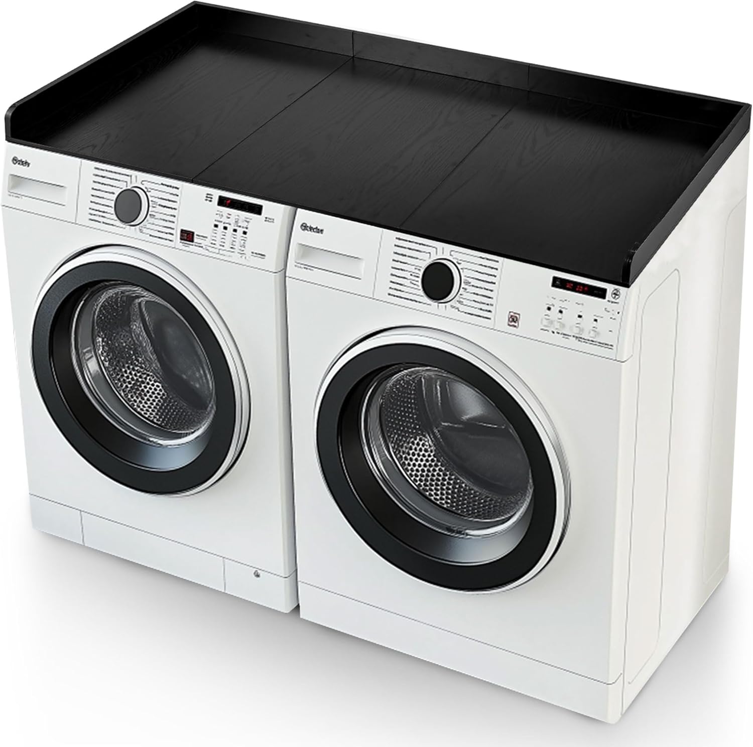 Hanobe Washer Dryer Countertop Topper : Wood Laundry Table Top - Over Washer and Dryer for Laundry Room