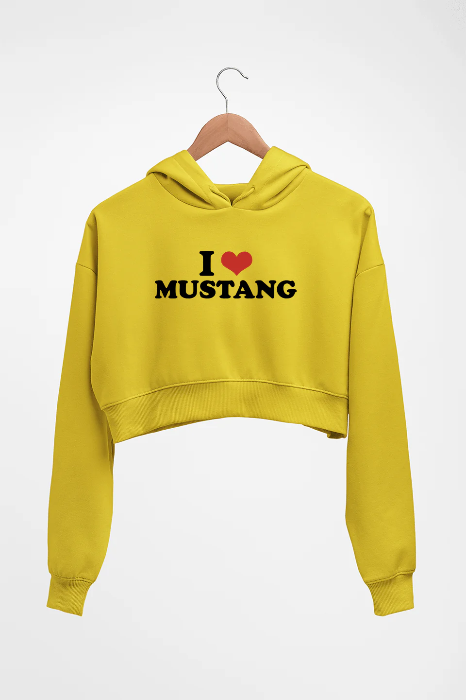 I LOVE  MUSTANG HOODIE FOR WOMEN