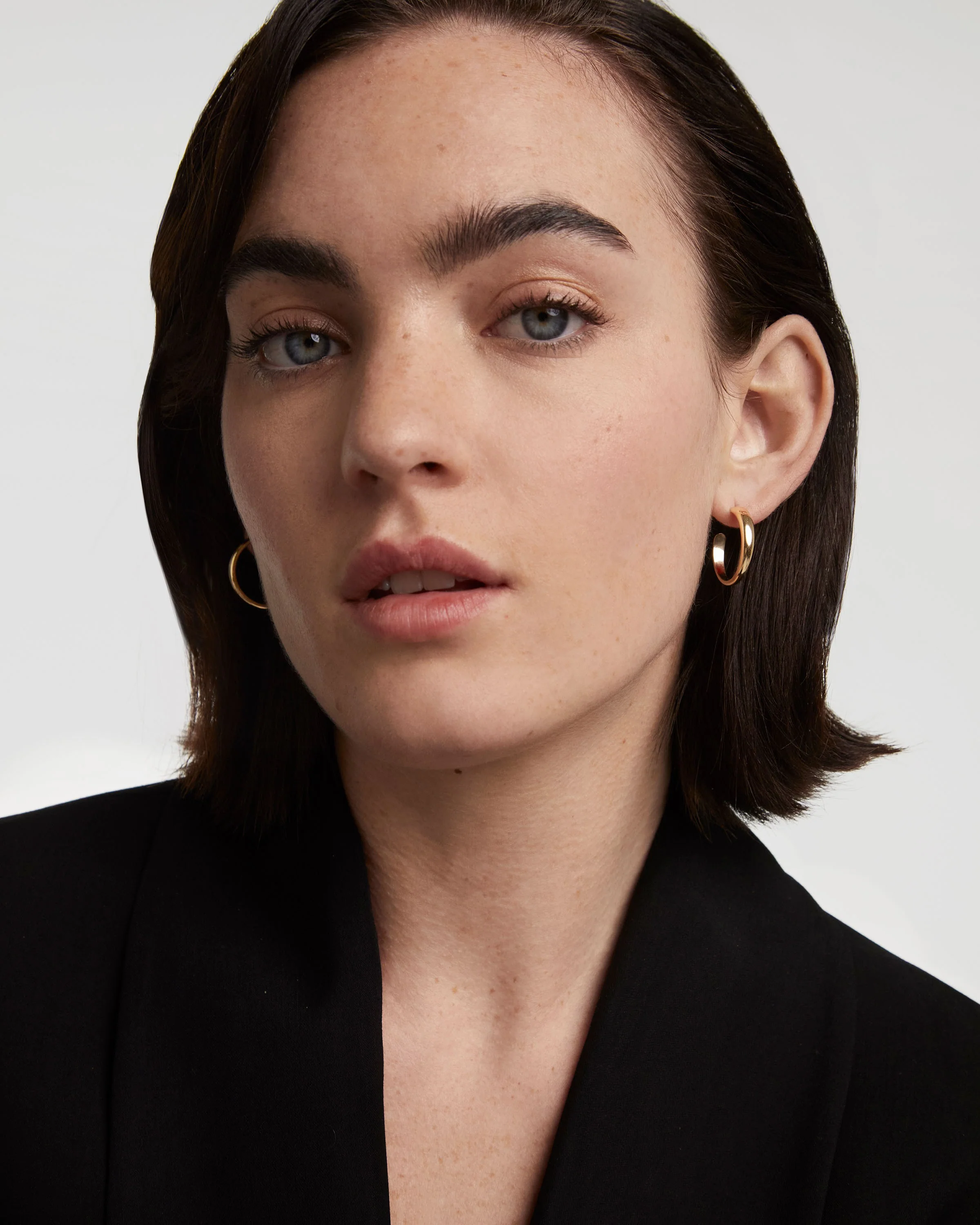 Gold Joan Hoops