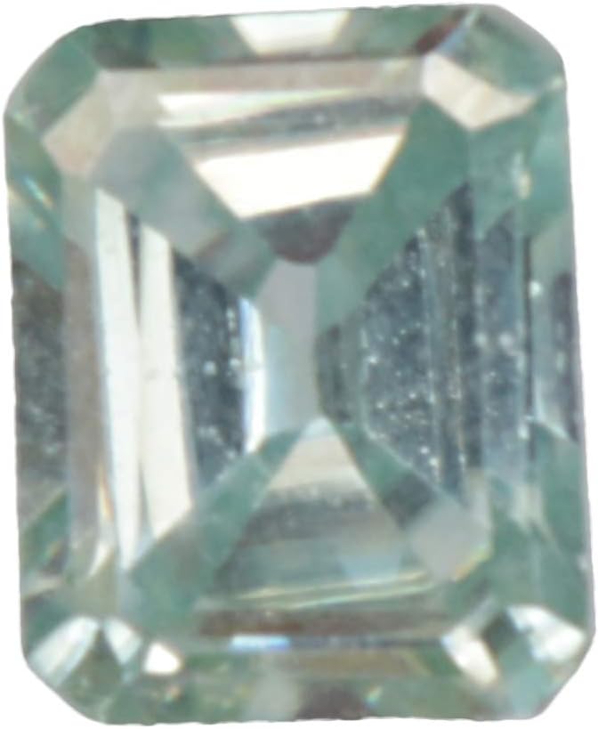 GEMHUB Blue Moissanite 2.00 Carat Brilliant Emerald Cut Moissanite for Ring Pendant Making