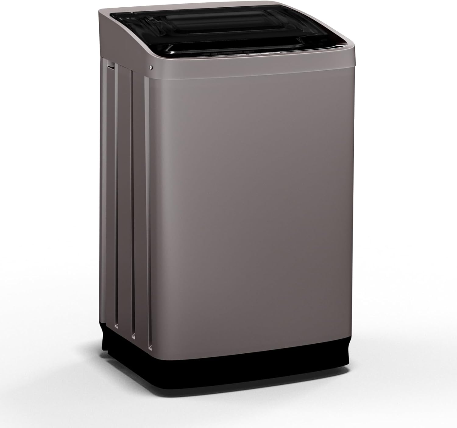 18lbs Portable Washing Machine, Full Automatic Washer and Dryer, 2.4 Cu Ft Compact with Drain Pump, 10 Wash Programs & 8 Water Levels, Ideal for Apartment, RV, Home Use, Brown