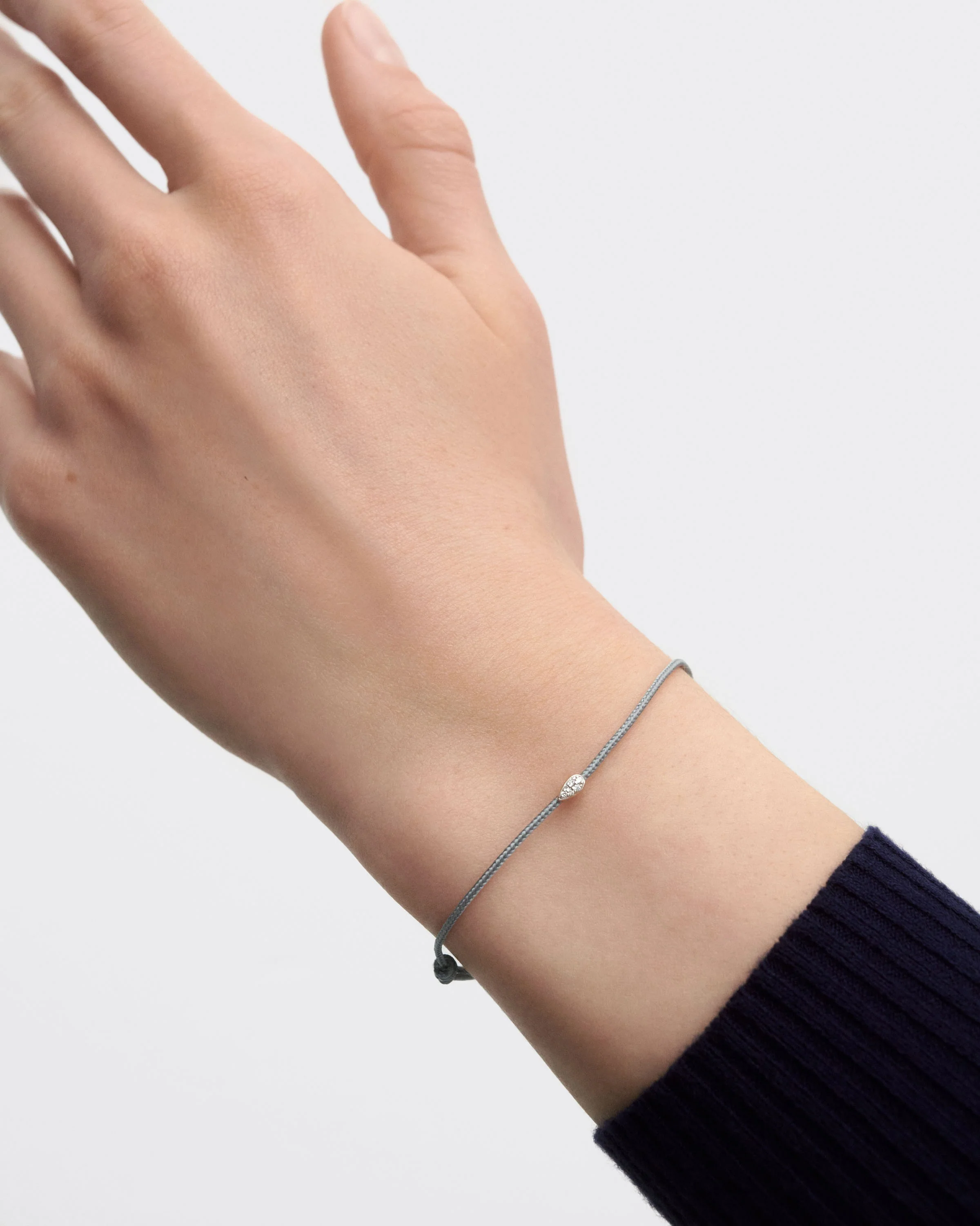 Isa Diamond cord bracelet