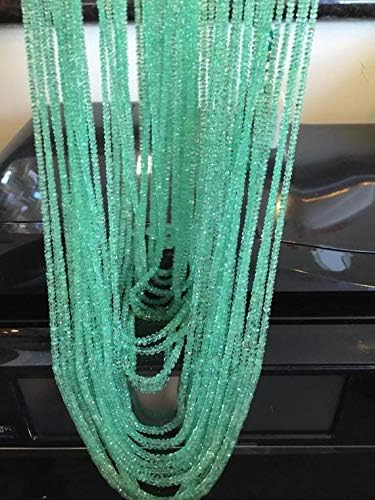 5 Strands Beautiful AAA Quality Natural Columbian Emerald Facet Beads Size 2-5 mm Code-HIGH-60129