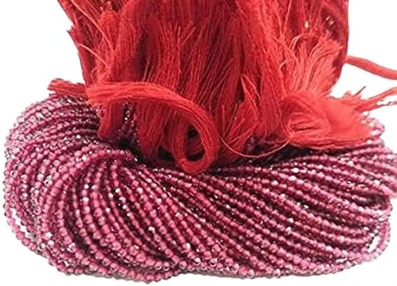 2-2.5mm Micro Red Spinel Ruby Faceted Rondelle Beads 13 Inch lot of 10 Strands CHIK-STRD-96412