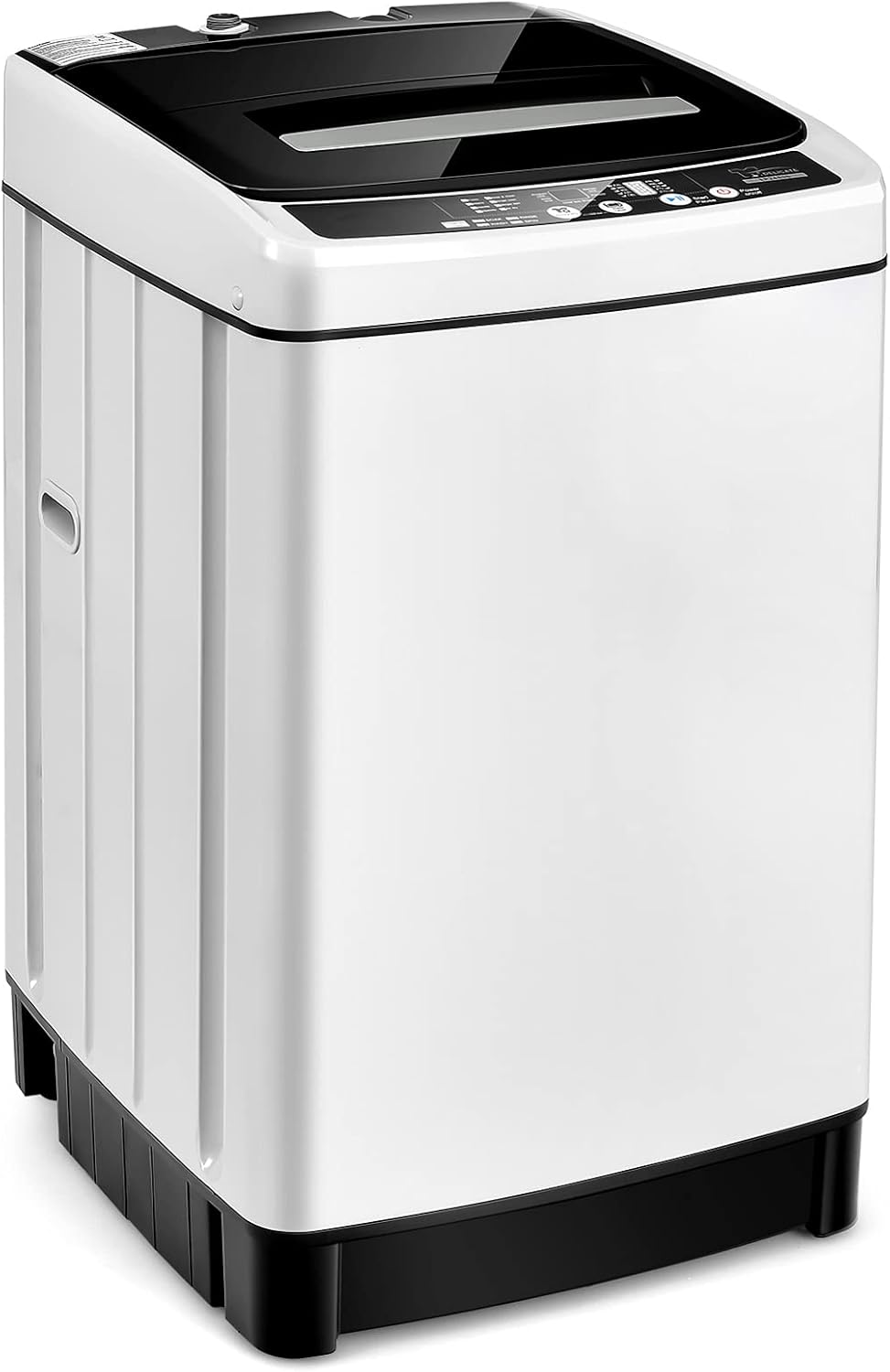 ARLIME 2 in 1 Portable Washing Machine 1.5 Cu.Ft Capacity Compact Laundry Washer & Spin Dryer w/Long Inlet & Outlet Hose for Apartments, Condos, Dorms, RV’s Camping Living (White)
