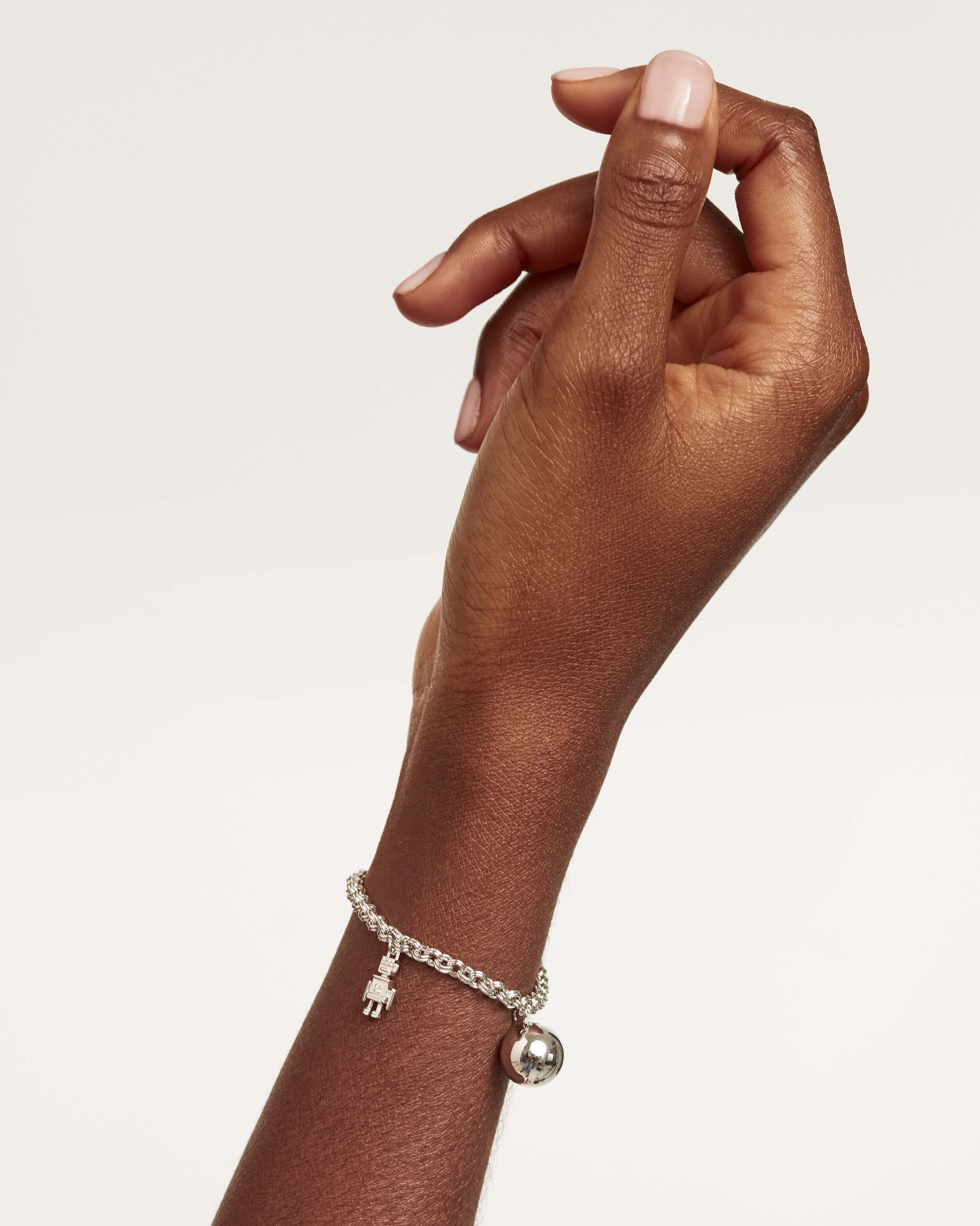 Space Age Silver Bracelet