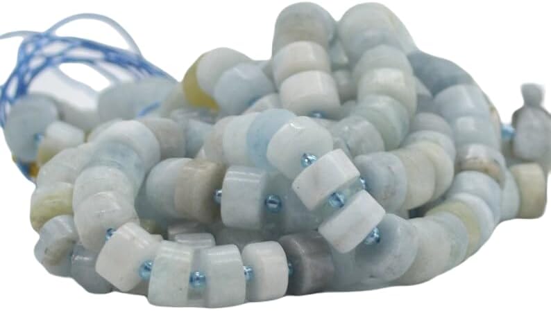 13 inch Strand of Natural gem Hand Polished, 10x5mm rondelle Smooth Beads for DIY Jewelry Making. | Beads_04588