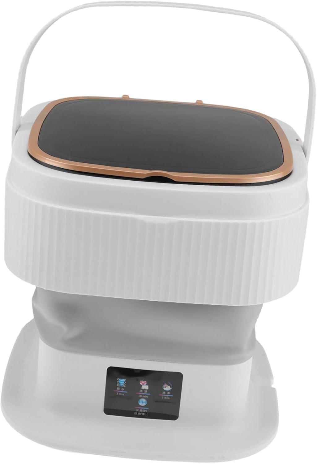 Portable Mini Washing Machine Capacity One Washer and Spinner for Clothes Underwear Socks Quiet Low Noise Compact Laundry Appliance for Apartments Hotels Rv Dorms