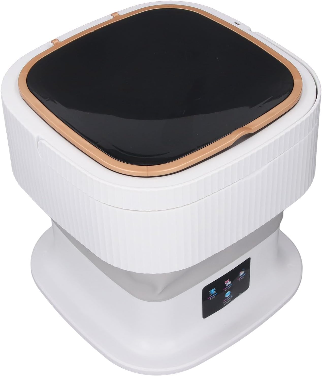 Pssopp Portable Laundry Washing Machine, 11.5L Underwear Baby Clothes Cleaner with Drain Hose for Small Space Dormitory Motorhome Use (US Plug)