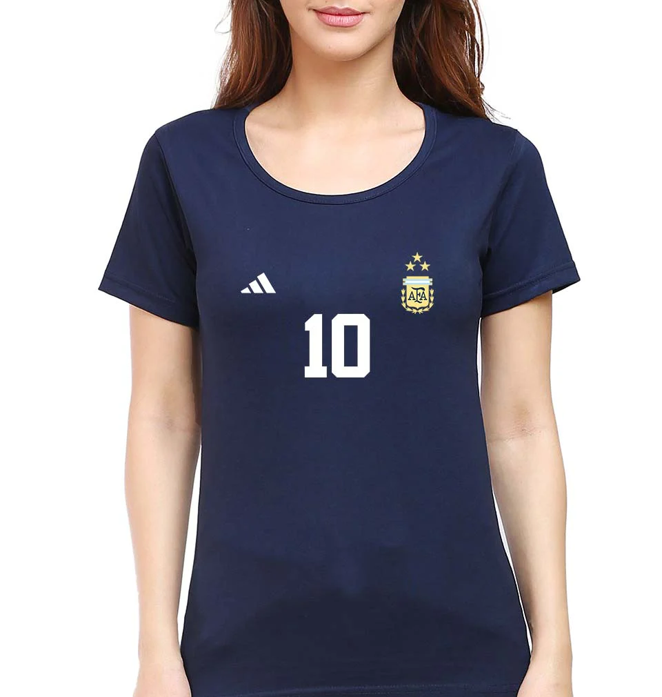 Argentina Fottball 10 T-Shirt for Women