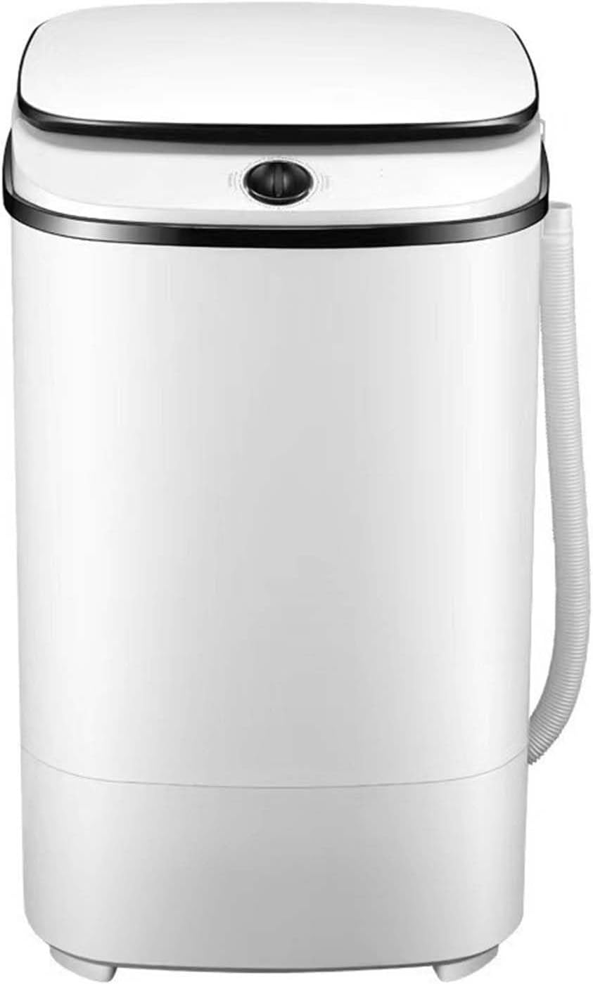 Mini Portable Washing Machine Single Tub Clothes Washer Stainless Steel Drain Basket Clothes Washer for Apartment Traveling Laundry Camping Underwear Baby Clothes