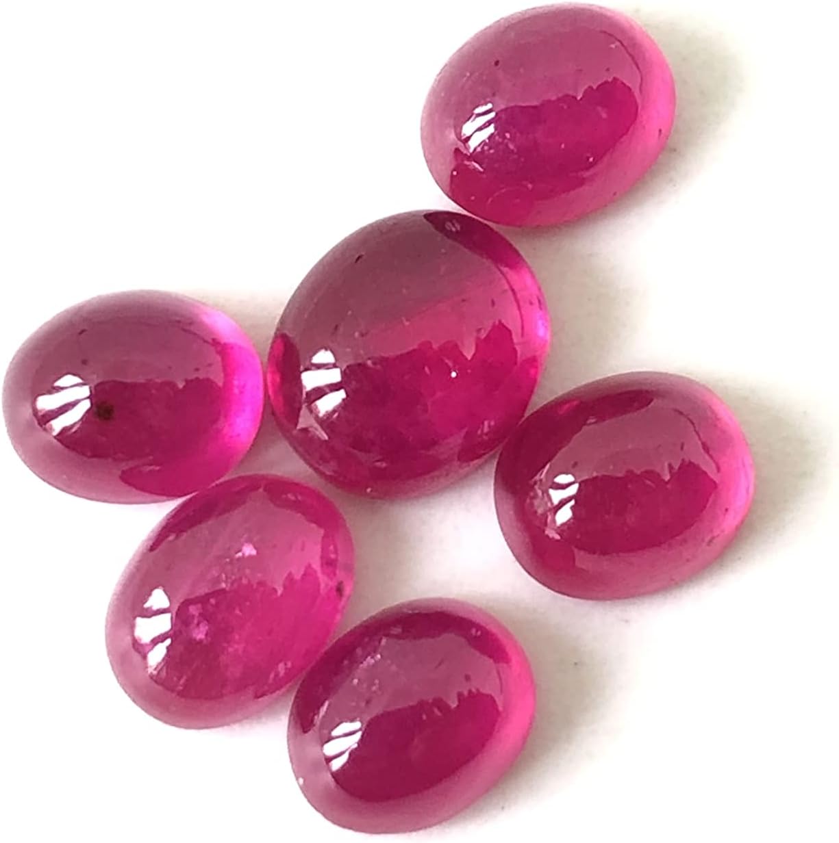 Madagascar Luster Ruby Oval Shape Cabochon Loose Gemstone Size 4x3 mm, 5x4 mm, 6x4 mm, 7x5 mm, 8x6 mm, 9x7 mm, 10x8 mm, 11x9 mm & 12x10 mm Top Quality Smooth Polished Ruby With Best Deal & Offer, Price For 1 Piece