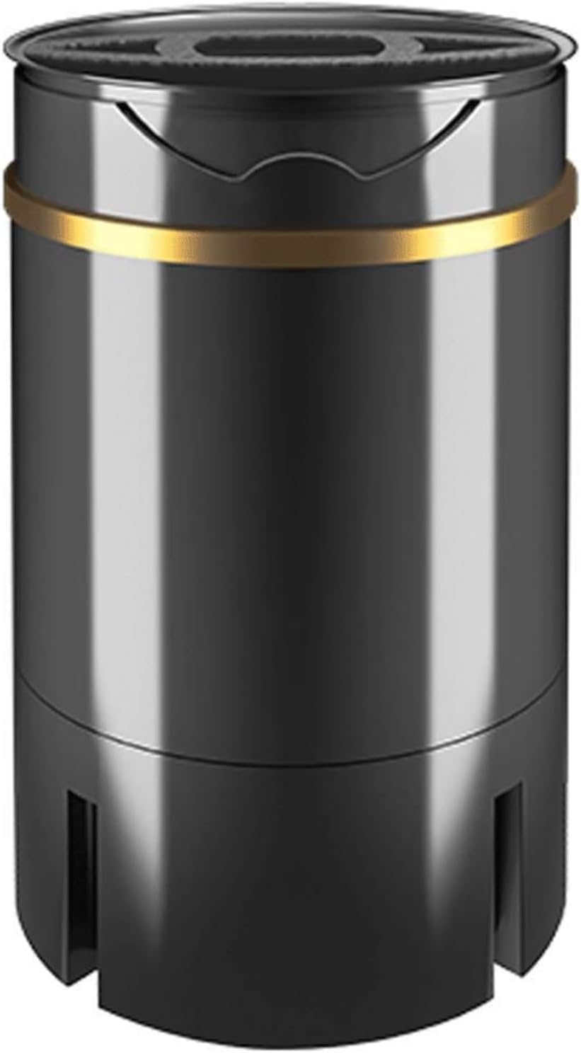 Compact Mini Washing Machine 4.5KG - Portable Laundry Washer with Drain Basket Spinner for Apartments, Camping, Dorms & RVs - Lightweight, Space-Saving, Easy to Use - White (Black)