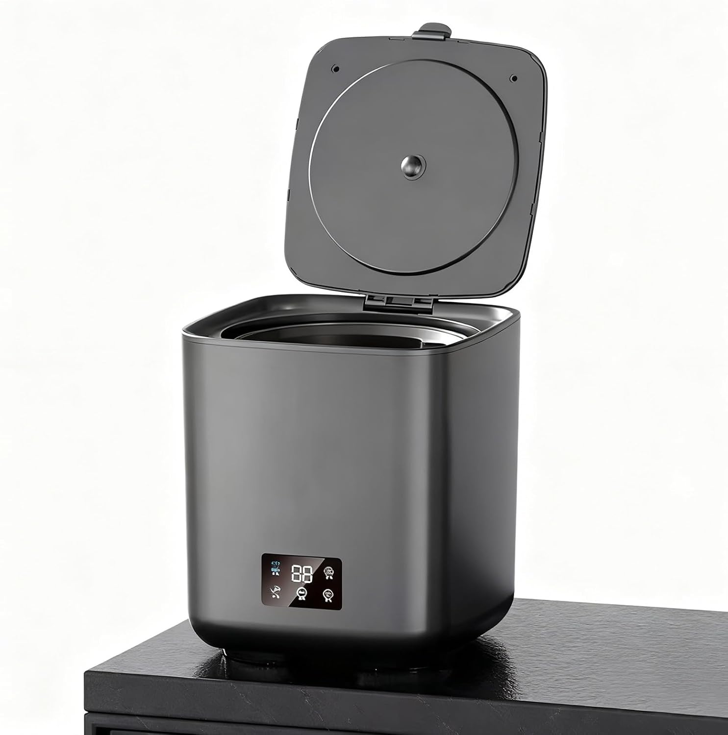 Automatic Portable Mini Washing Machine 8 L Capacity 4 in 1 Cleaning With Wash Spin Quiet BLDC Motor Self Cleaning Inner Drum Ideal for Underwear Socks Small Loads in Apartments Dorms