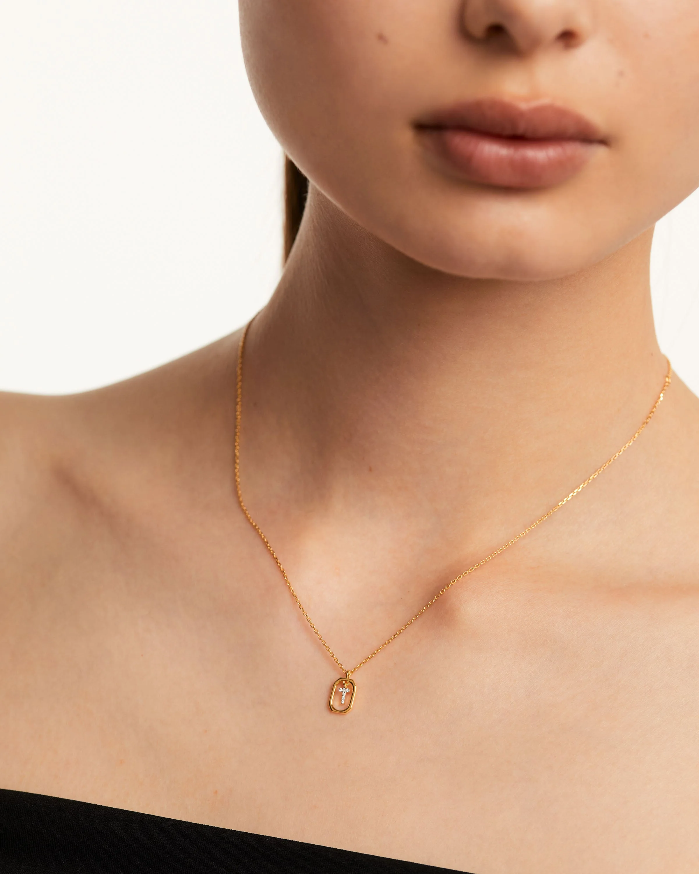 Mini Letter T Necklace