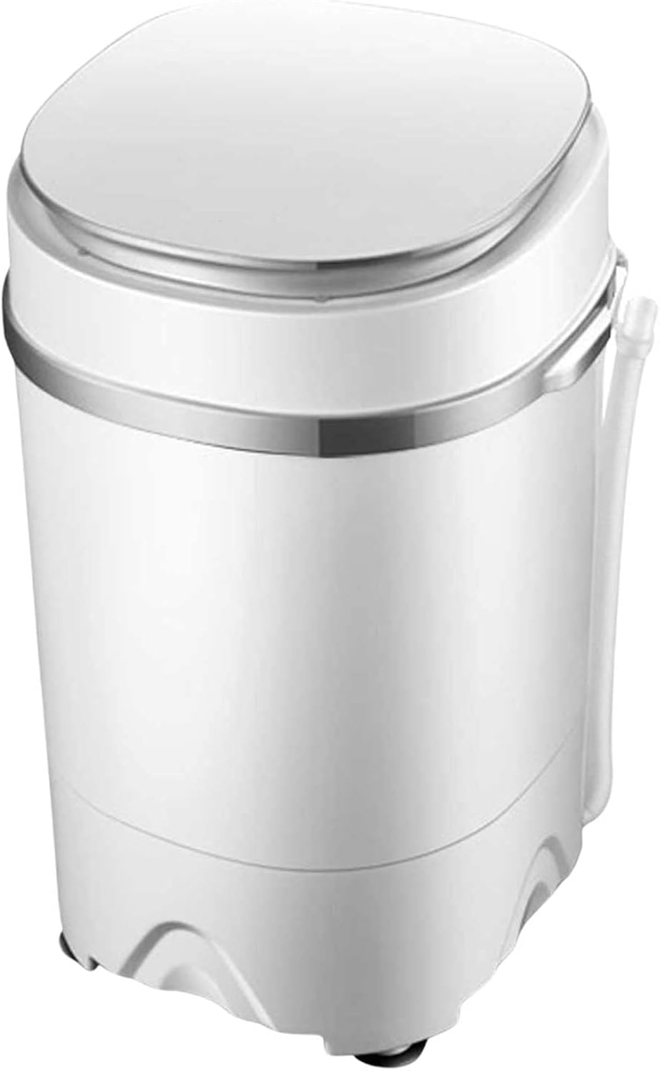 Small Washing Machine Compact Laundry Machine with Drying Bucket and Drain Pipe 3.8kg Capacity Portable Clothes Washer Suitable for Socks Underwear and Other Small Clothes