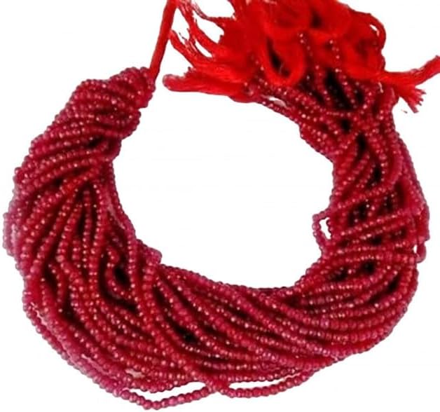 Aventurine Ruby Gemstone Faceted Rondelle Beads Bead 3.5-4mm 13.5 inch lot of 10 Strands CHIK-STRD-95640