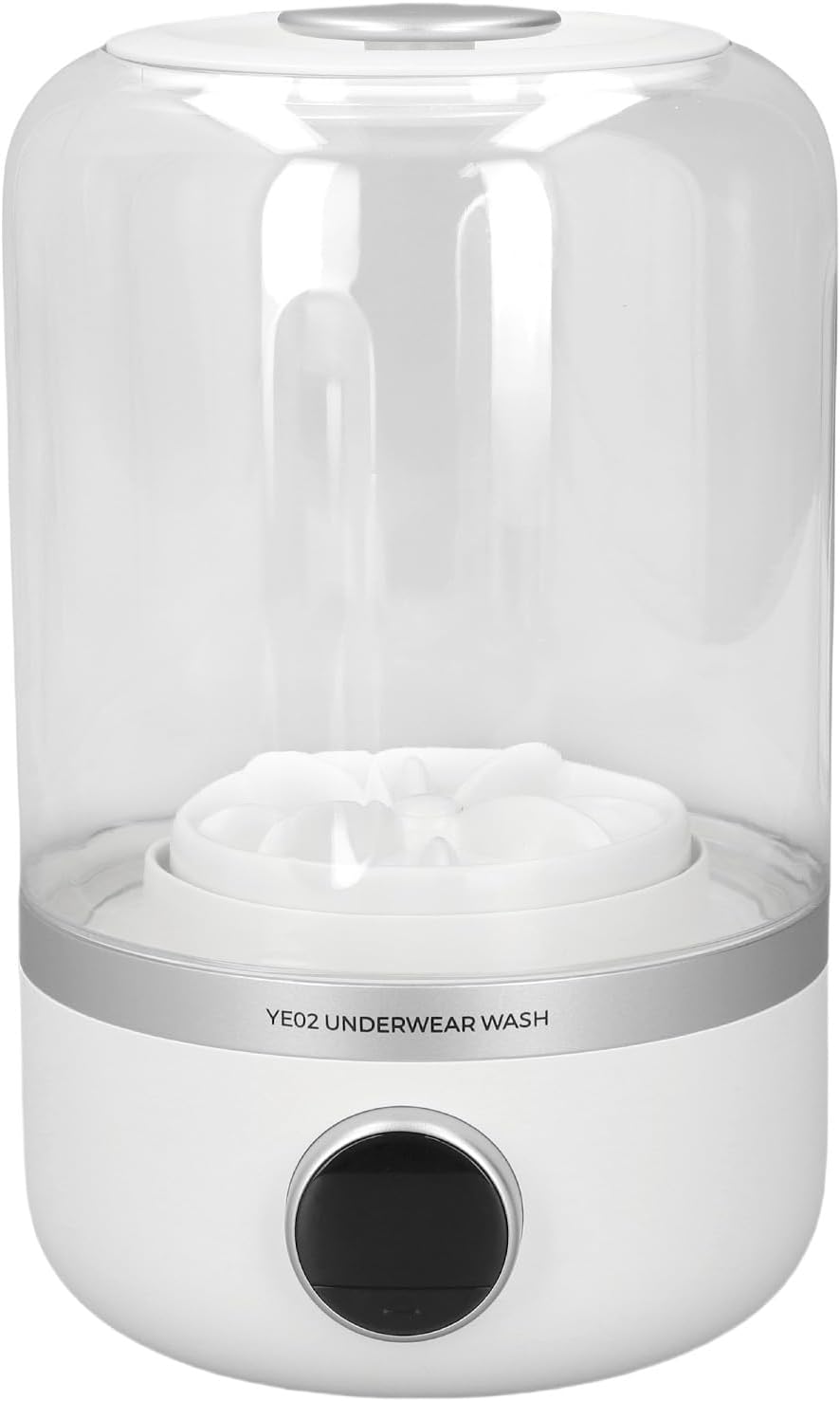 Zunate Portable Underwear Washing Machine with Rechargeable Battery, Compact Cordless Lingerie Washer for Travel, Dormitory, Camping, Small Laundry Spaces