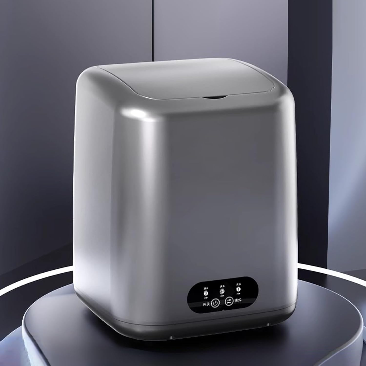 Portable Washing Machine, 13L Mini Washer with Drain Basket,2 In 1 Small Washing Machine, for Baby Clothes, Underwear, Travel & Camping(Brown)