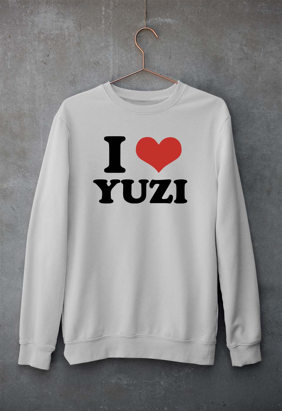 I LOVE YUZI Sweatshirt for Men/Women