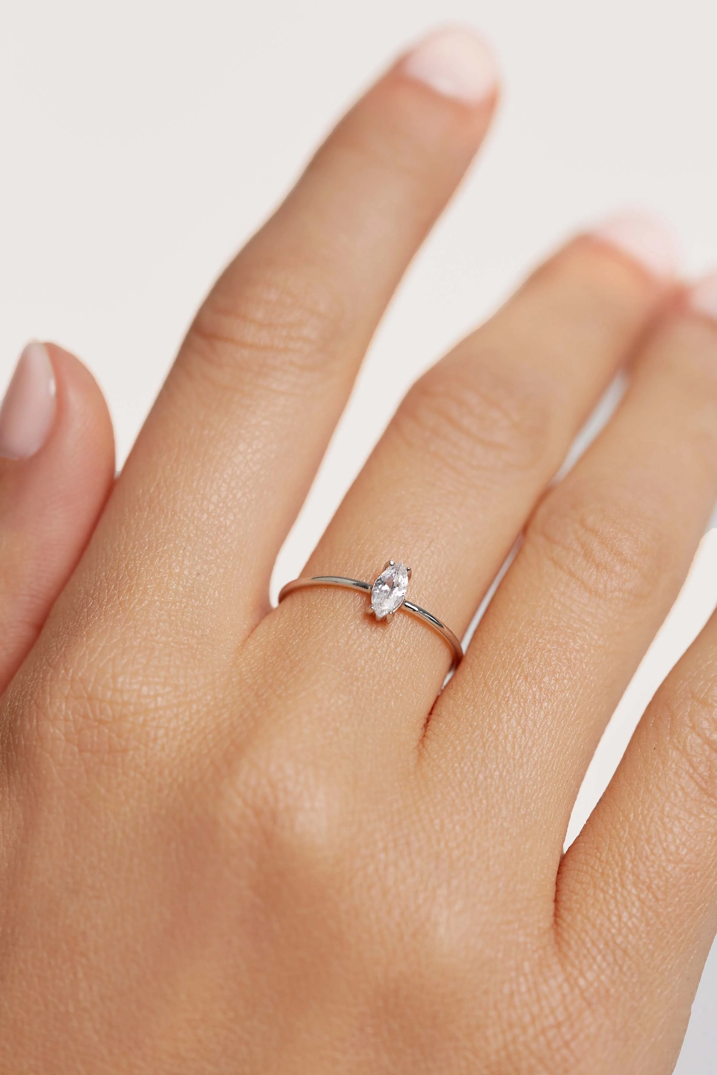 White India Silver Ring