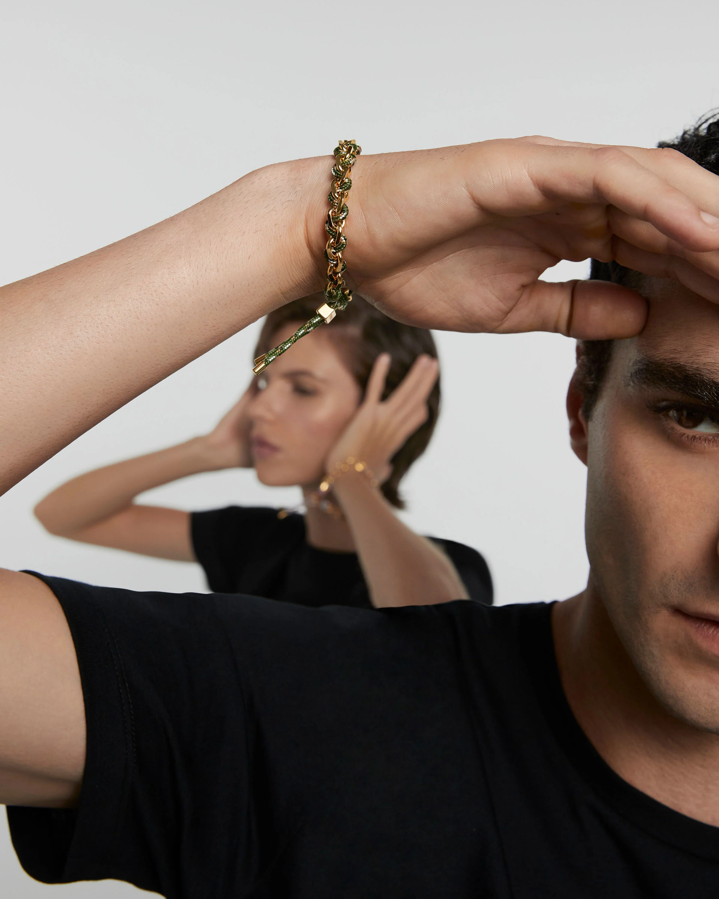 Cottage Rope and Chain Bracelet