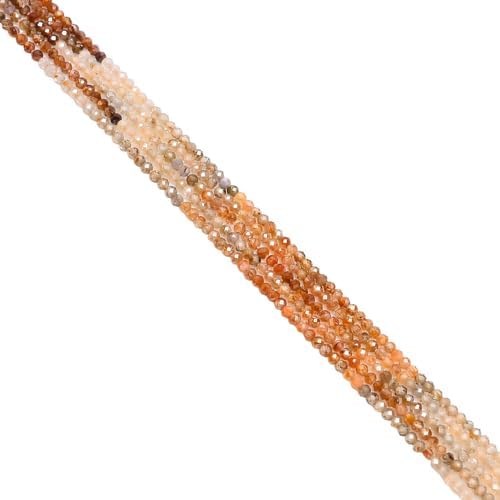 Natural Multi Zircon Faceted Round Rondelle Beads Jewelry 33 cm 25 Strand CHIK-STRD-86817