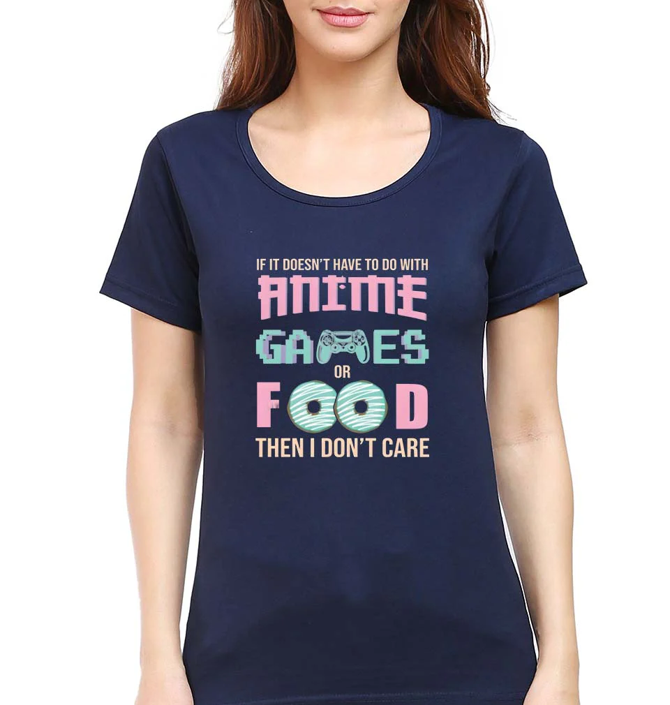 Anime Games or Food T-Shirt for Women