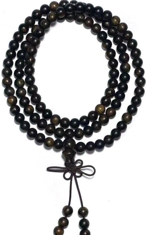 Agarwood Darakan Agarwood bracelet 5mm*108 rosary beads submerged grade Buddha beads