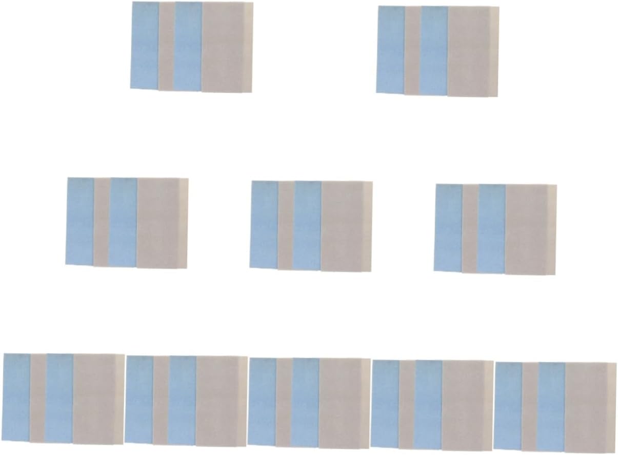 Lurrose 40pcs Non- Bead Mats for Jewelry Making Flocking Material Keeps Beads Place Cushioning for Comfortable Beading Random Colors