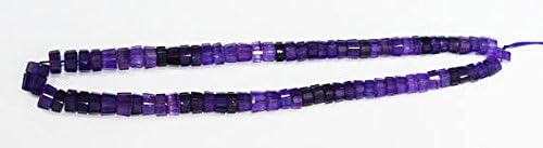 13 inch natural beads strand of 8-10mm faceted tyre amethyst gemstone beads for DIY jewelry - necklace, bracelet, earring, ring.