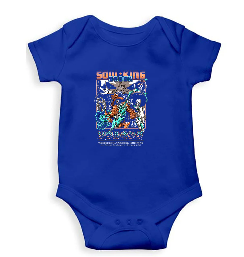 BROOK(SOUL KING) - ONE PIECE Anime Romper For Baby Boy/Girl