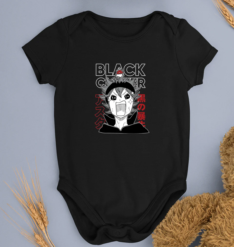 ASTA - BLACK CLOVER Anime Romper For Baby Boy/Girl