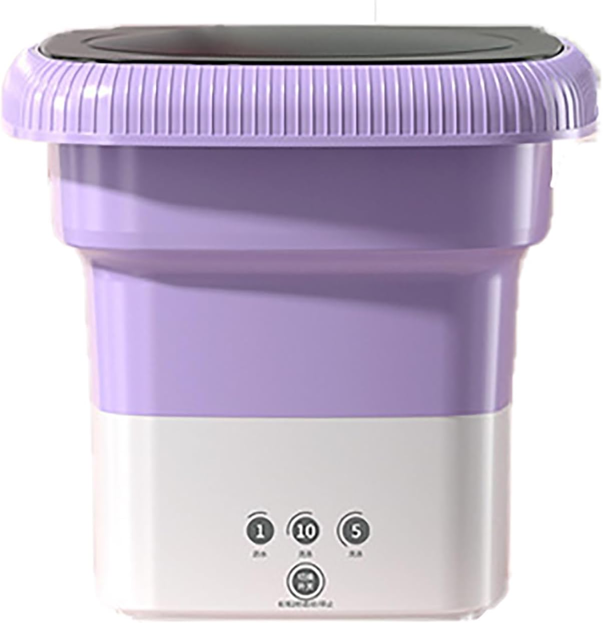 Portable Folding Washing Machine, Mini Portable Washer with Spin Dryer, Collapsible Laundry Machine for Travel & Apartments, Compact Washer for Baby Clothes & Delicates